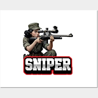 Sniper Girl Posters and Art